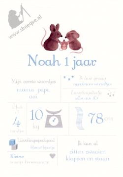 Mijlpalenposter